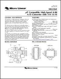 Click here to download ML2261 Datasheet