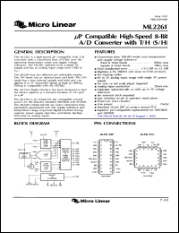 Click here to download ML2261CCP Datasheet