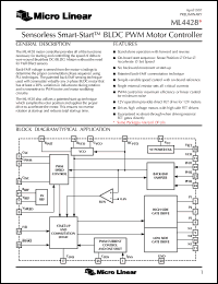 Click here to download ML4428CP Datasheet