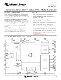 Click here to download ML4428CS Datasheet