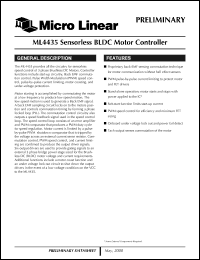 Click here to download ML4435CS Datasheet
