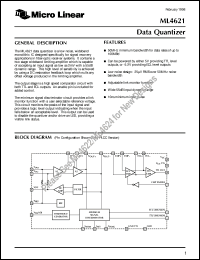 Click here to download ML4621CP Datasheet