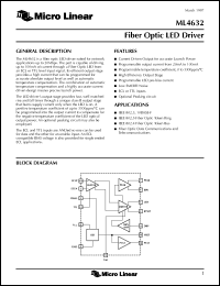 Click here to download ML4632CP Datasheet