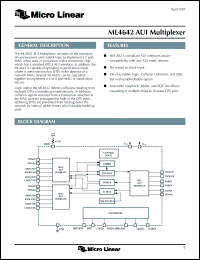 Click here to download ML4642CQ Datasheet