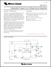 Click here to download ML4761ES Datasheet