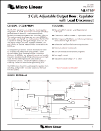 Click here to download ML4769ES Datasheet