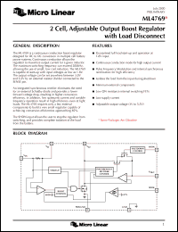 Click here to download ML4769CS Datasheet