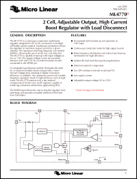 Click here to download ML4770CS Datasheet