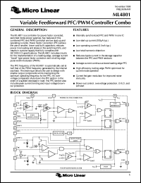 Click here to download ML4801IP Datasheet