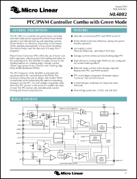 Click here to download ML4802CP Datasheet