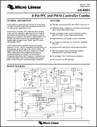 Click here to download ML4803CS-1 Datasheet