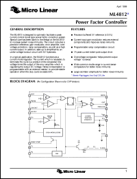 Click here to download ML4812IQ Datasheet