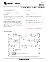 Click here to download ML4813 Datasheet