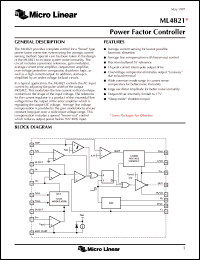 Click here to download ML4821IS Datasheet