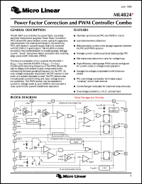 Click here to download ML4824CP-1 Datasheet