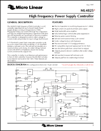 Click here to download ML4825CP Datasheet