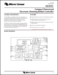 Click here to download ML4836CP Datasheet