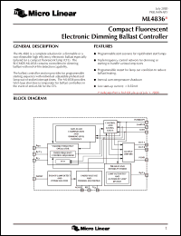 Click here to download ML4836CS Datasheet