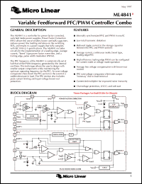 Click here to download ML4841CS Datasheet