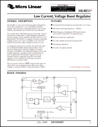 Click here to download ML4851 Datasheet