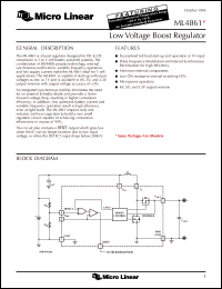 Click here to download ML4861IS-6 Datasheet