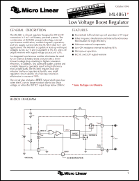 Click here to download ML4861CS-5 Datasheet