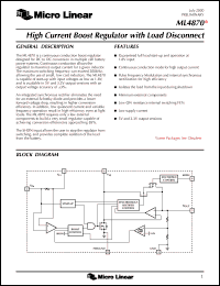 Click here to download ML4870CS-5 Datasheet