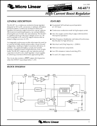 Click here to download ML4871CS-5 Datasheet