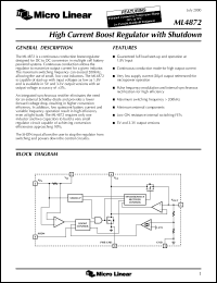 Click here to download ML4872CS-5 Datasheet