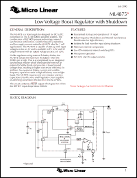 Click here to download ML4875CS-T Datasheet