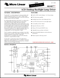 Click here to download ML4877CR Datasheet