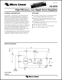 Click here to download ML4890 Datasheet