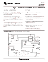 Click here to download ML4900CS Datasheet