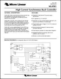 Click here to download ML4901 Datasheet