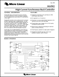 Click here to download ML4902CT Datasheet