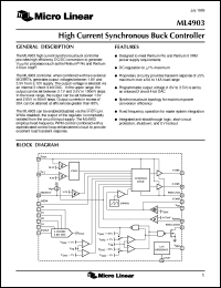 Click here to download ML4903CT Datasheet