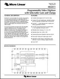 Click here to download ML6411 Datasheet