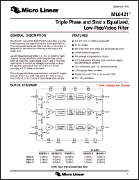 Click here to download ML6421CS-5 Datasheet