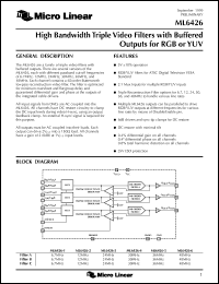 Click here to download ML6426CS-1 Datasheet