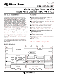Click here to download ML6431CH Datasheet