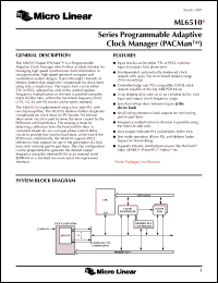 Click here to download ML6510CQ-80 Datasheet