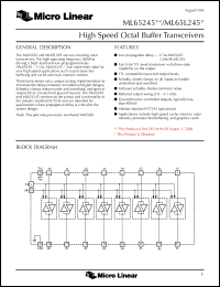 Click here to download ML65L245CS Datasheet