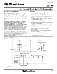 Click here to download ML6599CT Datasheet