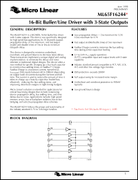Click here to download ML65F16244CT Datasheet