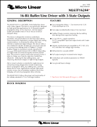 Click here to download ML65F16244CR Datasheet