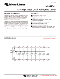 Click here to download ML65T541CS Datasheet