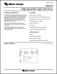 Click here to download ML6633IS Datasheet