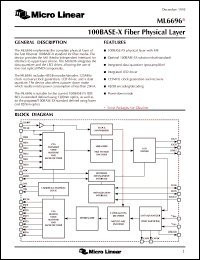 Click here to download ML6696CH Datasheet