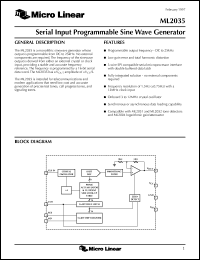 Click here to download ML2035 Datasheet