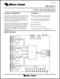 Click here to download ML4644 Datasheet